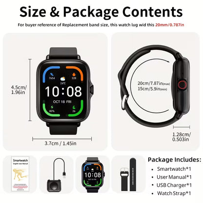 Smart Watch 4.65cm Full Touch Screen