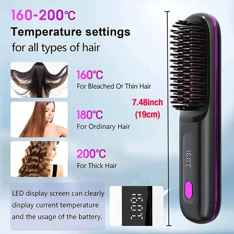 Wireless Hair Straightener