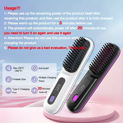 Wireless Hair Straightener